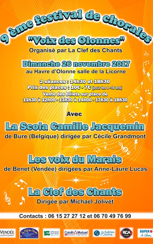 Affiche du concert du 17 mars 2018, La Schola Camille Jacquemin avec les Grandes Voix Cosaques de Kouban, le 17 mars 2018