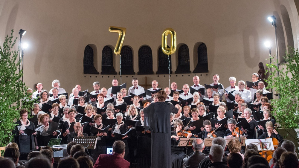 Photo du concert des 70 ans de la Schola Camille Jacquemin le 11 mai 2019