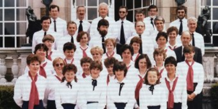 La Schola Camille Jacquemin au châtau de Roumont (Ochamps-Libin) en 1987