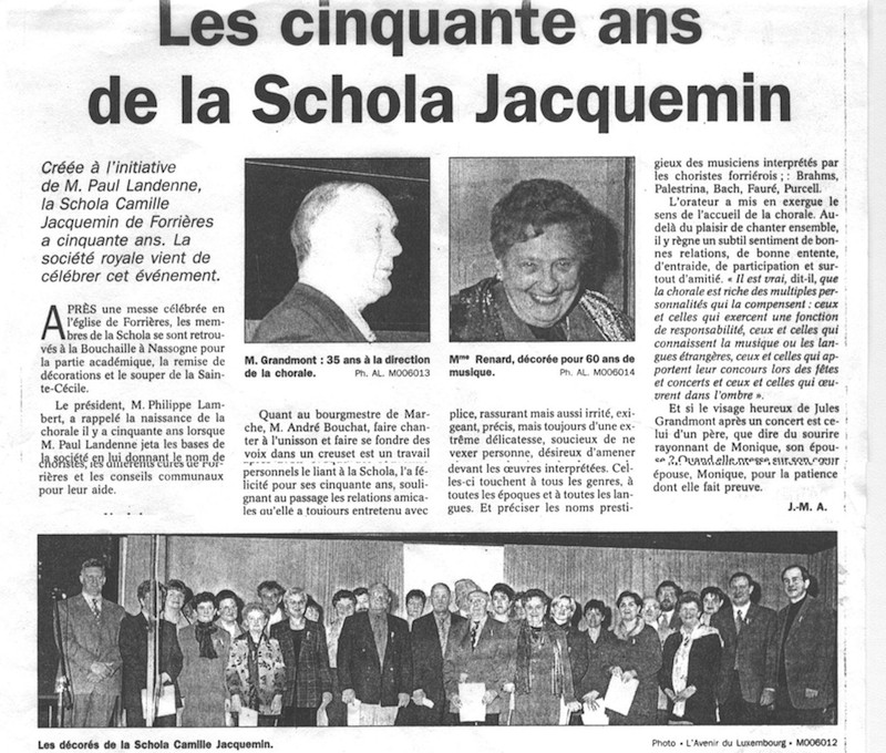 L'Avenir du Luxembourg, le 30 novembre 1999