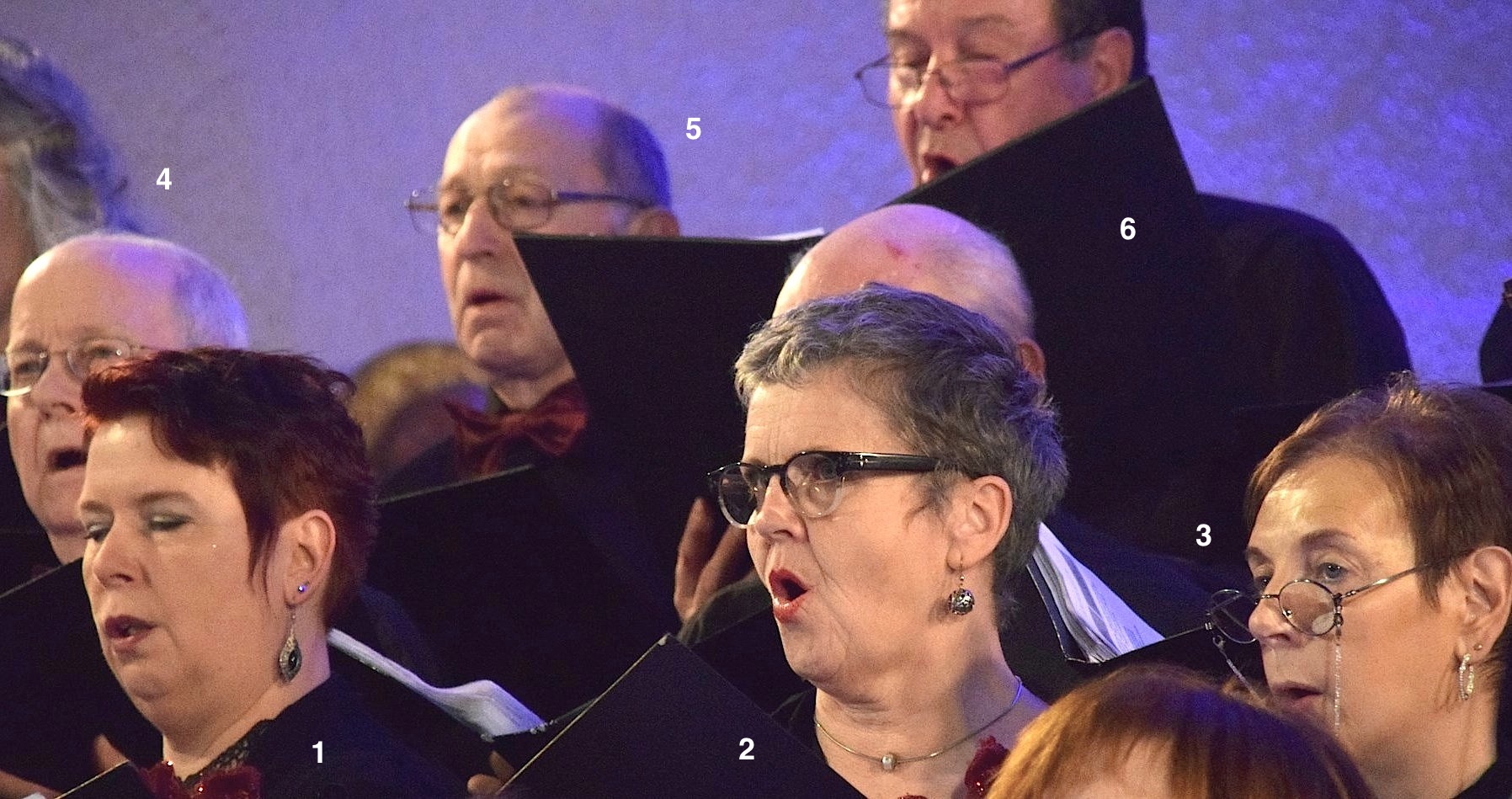 Les visages chantants de la Schola Camille Jacquemin en 2018