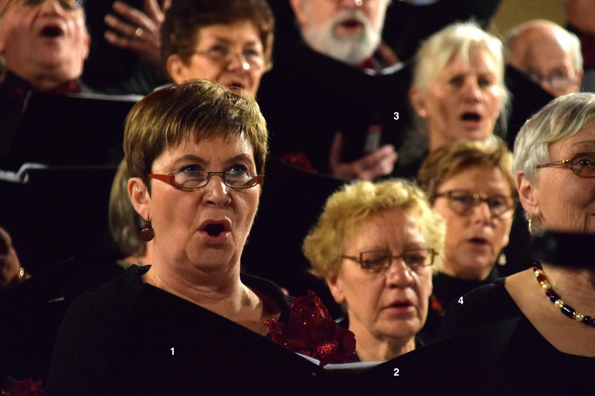 Les visages chantants de la Schola Camille Jacquemin en 2018