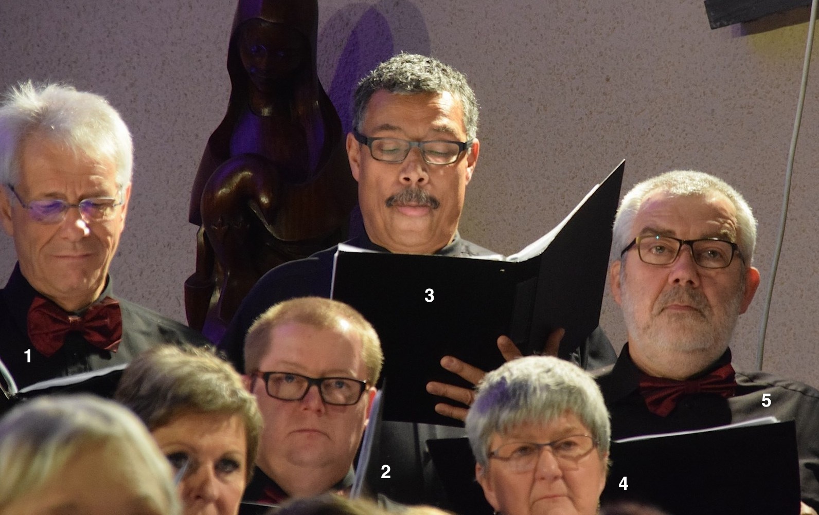 Les visages chantants de la Schola Camille Jacquemin en 2018