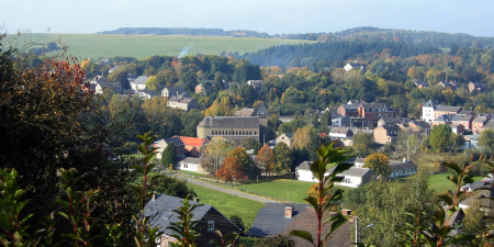 Panorama depuis la colline de la partie ouest de Forrières